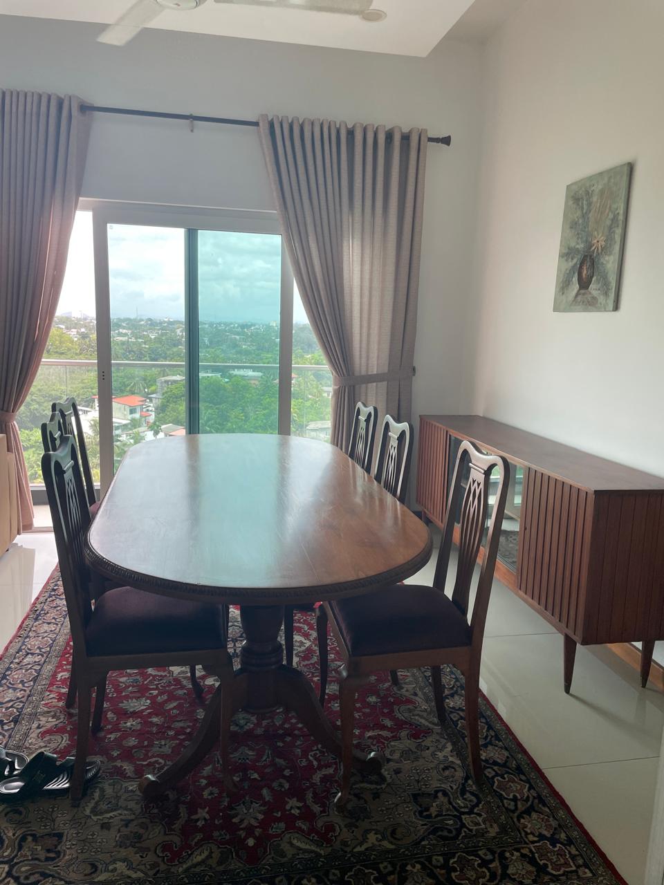 Furnished Apartment for Rent in Fairway Sky Gardens in Rajagiriya.