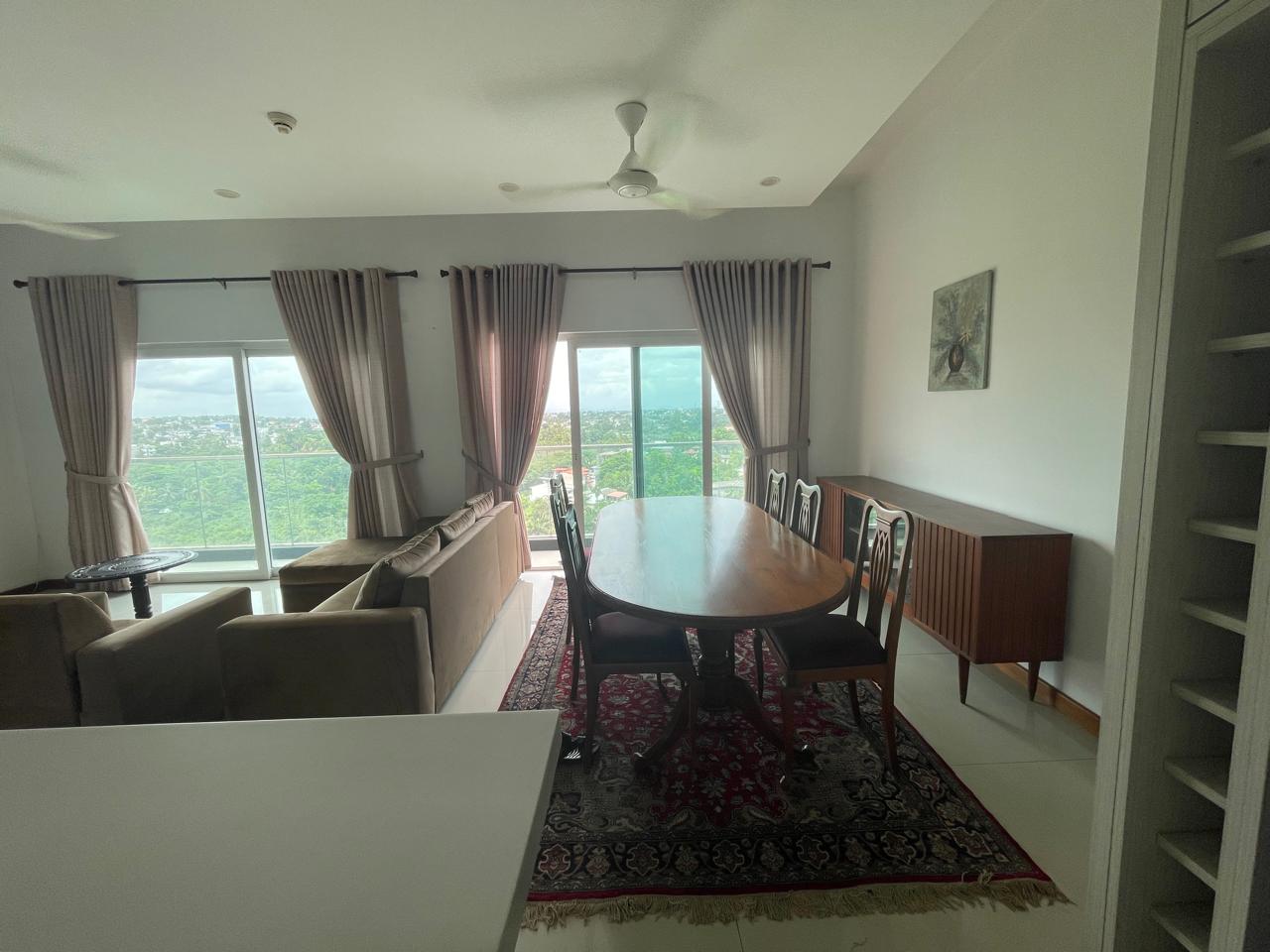 Furnished Apartment for Rent in Fairway Sky Gardens in Rajagiriya.
